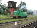 SM30-034 manvriert am 18.07.2007 im Bromberger Hauptbahnhof.