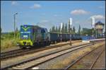 PKPC SM31-130 / 8 620 060 holte am 09.07.2013 einen langen Zug Eaos-Wagen vom oberen Rangierbahnhof um ihn dann über das Verbindungsgleis auf den unteren Rangierbahnhof von Kostrzyn zu verschieben.