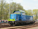 Für viele notwendigen Rangiertätigkeit stand P.K.P cargo LOGISTICS SM42-1258 3 620 171-0 bei der Dampflokparade in Wolsztyn am 30.