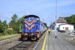 Die SM42-616 (98 51 8 620 810-6 PL PKPIC) eine Fablok 6Da (Typ Ls800E) der PKP Intercity steht am 19. August 2020 beim Bahnhof Leba in Hinterpommern. Aufnahme: 19. August 2020.