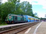 SM42-349 in Wladyslawowo auf dem Weg von Hel nach Gdynia (Gdingen).