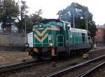 Polnische Diesellok SM42-132 am 07.August 2010 in Szczecin Glowny.