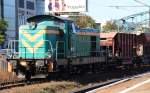 30.9.2011 Gdansk Wrzeszcz SM42- 1113 vor einem Arbeitszug Richtung Gdansk Glowny