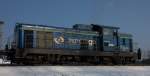 SM42-992 (PKP Cargo) bei Rangierarbeiten in der Nhe des Hafens von Świnoujście (Swinemnde) am 22.02.2013