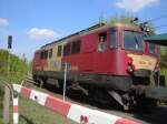 PTK 060 DA 2090 als Schlusslok bei der Einfahrt am 25.04.2007 im DB Bahnhof Guben