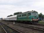 Lok ST43-235 mit Gterzug in Wolsztyn (11-7-2007).