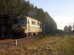 ST43-377 in eine Fahrt nach Skwierzyna,16.12.2013