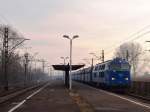 ST45-19 der PKP Cargo mit einem Kohlenzug in Bieruń Nowy am 020.01.2014