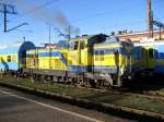 SU42-527 kurz vor dem Abfahrt am 23.12.2008 aus Hauptbahnhof Bydgoszcz.