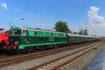 Am 4 Mai 2024 treft ein Sonderzug mit SU45-079 in Wolsztyn ein nach den Dampflokparade.