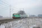SU45 164 am 08.12.2012 mit der letzten Leistung einer SU45 im Deutsch-Polnischen-Grenzverkehr zwischen Kunowice und Slubice.