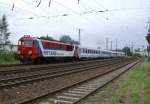 SU 46-037 mit EC 241 Wawel am 16.09.2008 bei Ausfahrt aus Cottbus