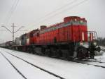 TEM2-154 und TEM2-120 am 10.01.2009 in Trzebinia.