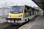 GORZÓW WLKP. (Woiwodschaft Lebus), 28.10.2010, SA108-006 als Regionalzug 80325 nach Kostrzyn