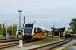 26.09.2018, Polen, Jawor (Jauer)  hat einen kleinen Bahnhof.