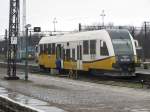 SA 135-001 der Koleje Dolnoslaskie (Niederschlesische Eisenbahnen) am 14.12.2014 in Kohlfurt (Wegliniec)