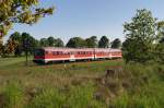 SA110 - 04, ex 624 611 mit dem R-89423 vor Lubowo (15.05.2009)