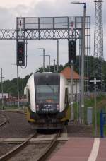 Der modernisierte Teil,des  Bahnhofes Zgorzelec. SA 135-002 nach Zary  fährt aus.
01.05.2014 15:23 Uhr.