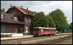 Zug 311717 ist am 20.05.2016 in Form des Triebwagen MBxd2-216 planmäßig im Endbahnhof Pleszew Miasto angekommen.