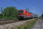 5 170 043-1 mit einem Containerzug in Tychy (Tichau)am 01.06.2020.