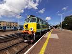 EP07 356 der PKP mit einem Intercity am 21.07.2019 in Köslin/Westpommern