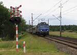 EP 07-1006 als IC 8302 war am 14.06.22 in Mokrzyca Wielka zu sehen aus Richtung Swinoujscie.