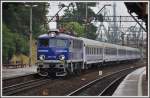 Die besonders strahlende EP07-1021 fhrt mit TLK57104  Mieszko  in Gdansk Glowny ein. (06.06.2012)