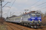 EP09 019 mit einem IC bei Katowice-Załęże in richtung Katowice Głwny (14.04.2012).