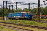 ET22-1203 (150 656-1) steht am 7. Juli 2017 im Bahnhof Wegliniec. 