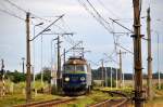 ET22 768 bei der durchfahrt durch Strzebielewo Pyrzyckie (09.08.12)