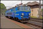 Mietlok ET 22 der PKPCargo wartet im Bahnhof von Decin (CZ) auf neue Aufgaben. Aufgenommen am 15.05.2014