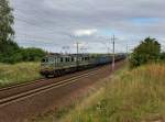 Die ET41 008 mit einem Kohlezug am 21.07.2012 unterwegs bei Boczw.