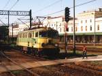 EU06-07 auf Bahnhof Krakw Glwny am 08-8-2001.