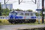 PKP EU07-005 am Bahnhof von Słupsk (Stolp) in Hinterpommern. Aufnahme: 20. August 2020.