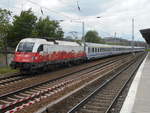 Durch den Bahnhof Berlin Köpenick kam,am 25.Mai 2019,die polnische EU44-001 mit dem EC nach Warszawa.