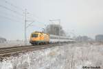 370 009 mit einem EC am 08.12.2012 zwischen Kunowice und Slubice.