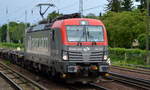 PKP Cargo mit EU46-503/193-503  [NVR-Number: 91 51 5370 015-7 PL-PKPC] mit mä0ig ausgelastetem Containerzug am 15.05.18 Berlin-Hirschgarten.