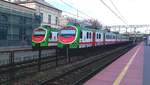 EN57AL-1555 & EN57AL-1551 in Bahnhof Bialystok,12.10.2019