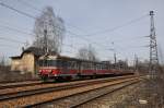 EN57 1466 bei Katowice-Ligota (10.04.2012)