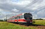 EN57 2059 bei Strzebielewo Pyrzyckie (09.08.12)