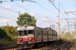 EN57 1007 bei der Ausfahrt aus Katowice-Ligota in Richtung Tychy-Lodowisko(09.10.12)