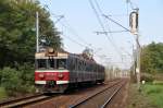 EN57 847 bei Katowice-Podlesie mit einer RB nach Zwardoń (12.10.2012).