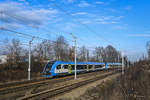21WEa-002+22WEd-003 bei Tychy (Tichau) am 04.01.2021.