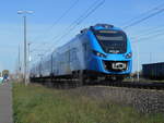 ED78-003,am 20.April 2019,bei voller Fahrt,in Szczecin Port Centralny.