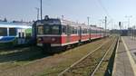 EN57-1242 in Rzeszow Glowny, 09.09.2017