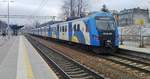 EN57AL-1528 in Bahnhof Zielona Gora, 16.12.2018