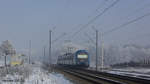 EN57AKS-1533 bei Tychy(Tichau)am 22.01.2019.