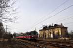 EN57 955 bei Katowice-Ligota (10.04.2012)