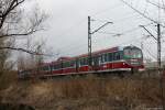 EN57-2043 in Bielsko-Biala Komorowice am 02.03.2007