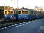 Diese beiden EN57-Triebzge, einmal der EN57-1688 rb , und EN57-1687 rb, standen am 28.08.06 in Opole Hbf.